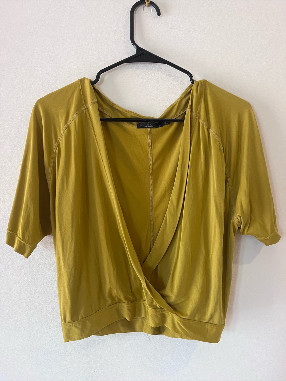 Womens Olive Green Short Sleeve crop Top
